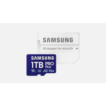 SAMSUNG MEMORY CARD MICRO SD PRO PLUS WITH ADAPTER 180MB/S 1TB