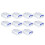 Really Useful Really Useful Box Stackable 8.1L Plastic Storage Container Bin with Snap Lid & Built-In Clip Lock Handles for Home & Office Organization 10 Pack 1