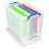 Really Useful Really Useful Box 19 Liter Plastic Stackable Storage Container w/Snap Lid & Built-In Clip Lock Handles for Home & Office Organization, Clear 2 Pack 5