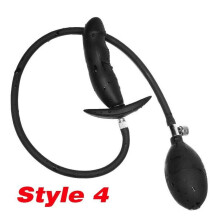 (black, style 4) New Adult G-spot Dilation Stimulator Inflatable Anal Vibrator Anal Dilator Big Dildo Anal Insertion Sex Toys Male Sex Toys