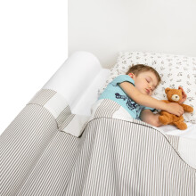 Banbaloo | Bara de protec?ie pentru copii pentru copii mici - Model premium | Bariera de pat XL cu capac pentru saltea | Bara de bara de pat pent