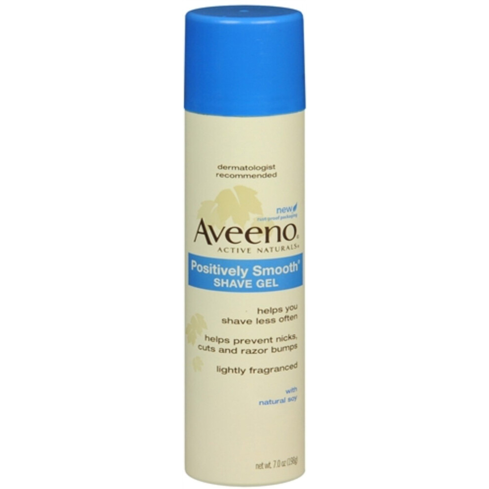 Aveeno Positively Smooth Shave Gel 7 Oz Pack Of 2