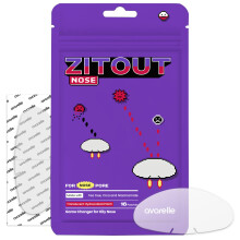 Avarelle Zitout Nose Patches (16 strimler) | Tea Tree Acne Patches til n?se Zits & Pore Blothead | N?sestrimler til hudorme med niacinamid | Blac