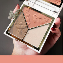 Highlighter Makeup Palettes Contour Blush Powder 3 i 1 Palette Matte Skimmer Glow Illowinator Powder Face Highlighter Cool Toned Luminizer Cream