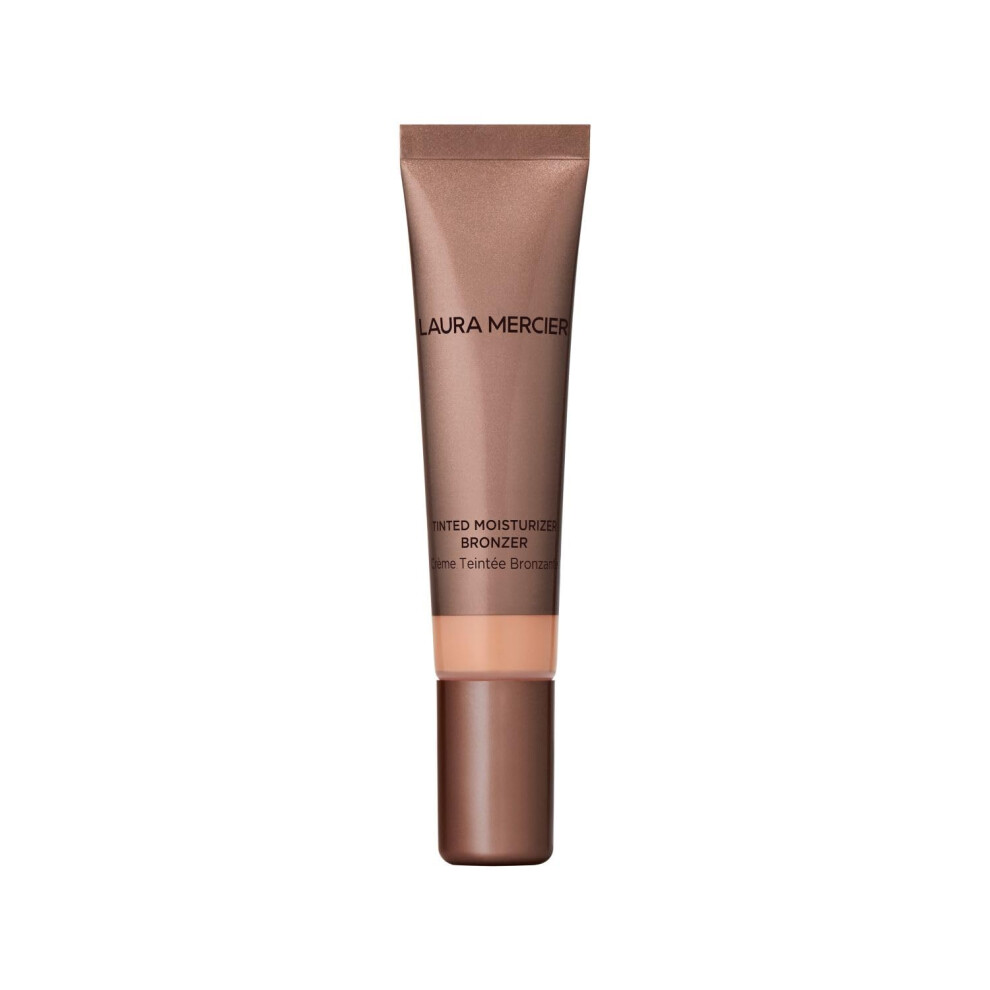 Laura Mercier Tinted Moisturizer Bronzer: Long Lasting Sheer Cream Bronzer, Weightless, Buildable Coverage, 12 HR Hydrating Wear, Non-Comedogenic, 6 S