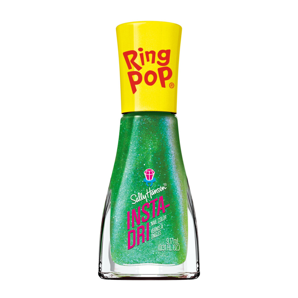 Sally Hansen Insta-Dri, Ring Pop S-melon Like Summer, Quick Dry, Long Lasting, Streak-Free Shine, Green Nail Polish