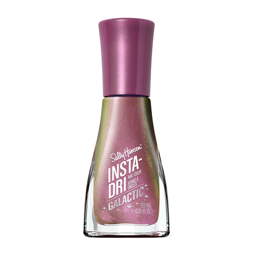 Sally Hansen Insta-Dri Galactic, Milky Slay, Quick Dry, Long Lasting, Streak-Free Shine, Metallic Pink Nail Polish