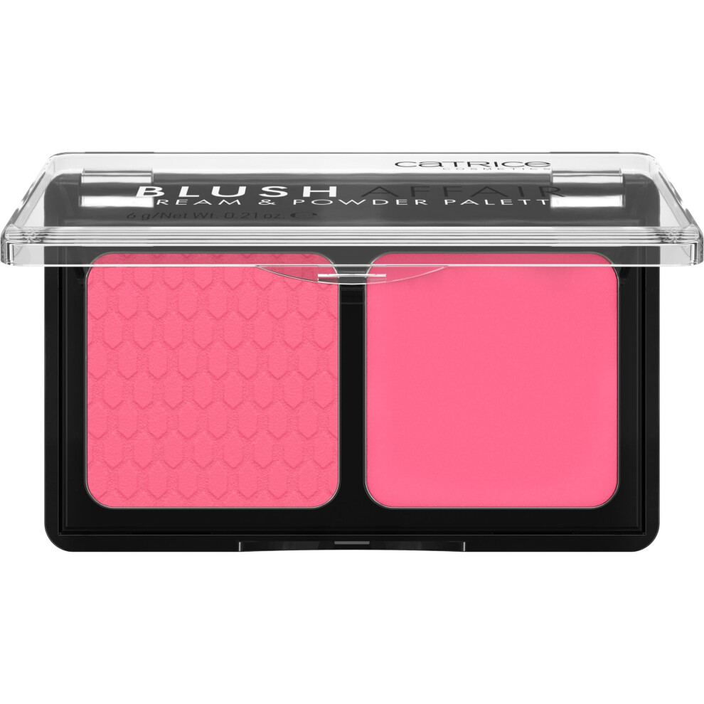 Catrice Cream/Pink | Blush Affair & Powder Palette | Highly Pigmented Radiant & Soft Matte Powder | Vegan & Cruelty Free 020 Pleasing