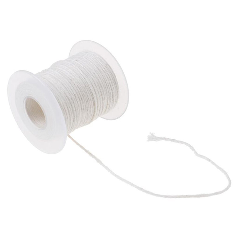 61m Cotton Braid Candle Wick Core Spool Non-smoke Diy Oil Lamps Supplies