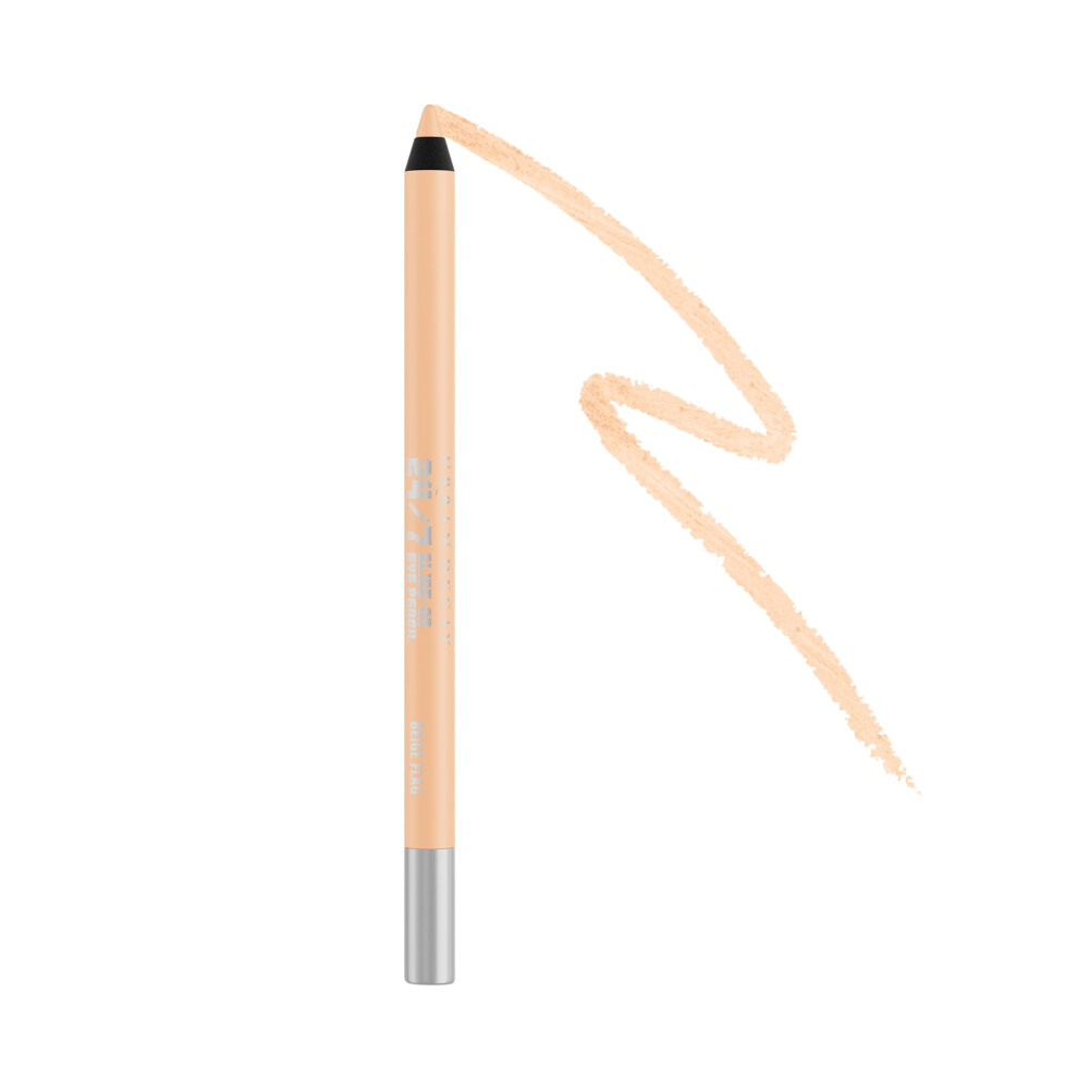Urban Decay 24/7 Waterproof Waterline Eyeliner Pencil (Beige Flag - Cool Beige Matte) Smudge-Resistant Transfer-Resistant Long-Lasting Colored Eye