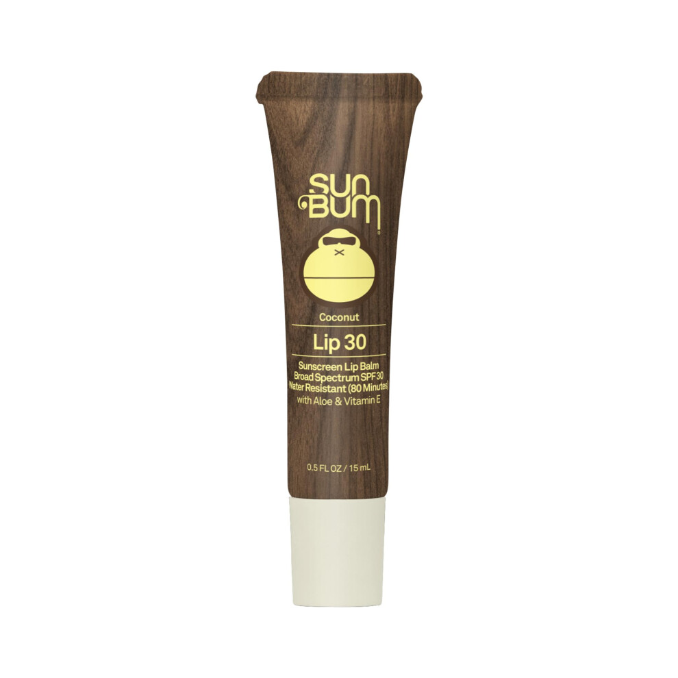 Sun Bum Spf 30 Lip Balm Sunscreen | Broad Spectrum Moisturizing Sunblock With Aloe & Vitamin E | Hawaii 104 Act Compliant (Octinoxate & Oxybenzone Fre