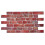 (Rustic Red Brick, Set of 20) Brick Effect 3D Wall Panels (96cm x 48cm) DIY Decorative PVC Plastic Cladding Panels 1