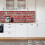 (Rustic Red Brick, Set of 8) Brick Effect 3D Wall Panels (96cm x 48cm) DIY Decorative PVC Plastic Cladding Panels 6