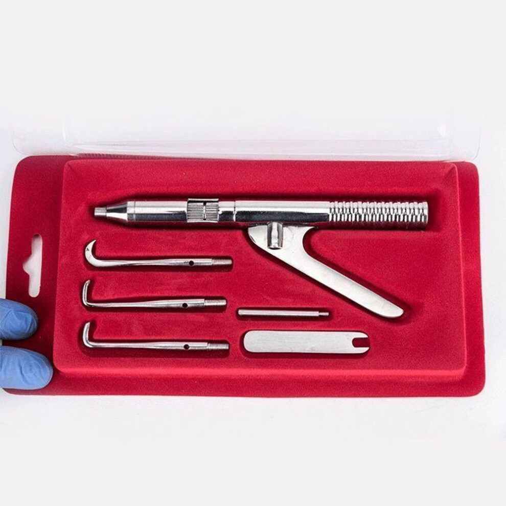 Dental Materials Automatic Crown Extractor Stainless Steel Crown Removal Pliers Crown Remover Kit With 3 Tips