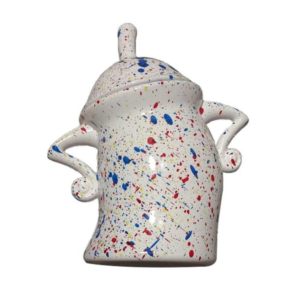 (multicolor) Canister With Attitude, Cute Sassy Storage Canister, Fun Ceramic Desktop Ornaments, Food Storage Jar With Airtight Lid