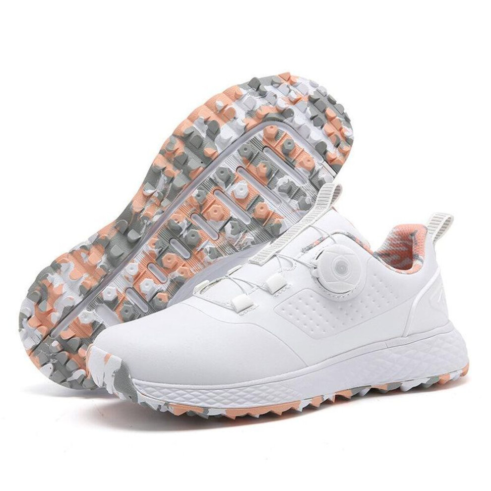(as the picture, 40) Waterproof Golf Shoes Women Comfortable Golf Sneakers Outdoor Walking Footwears Men Golf Caddie Shoes Sneakers