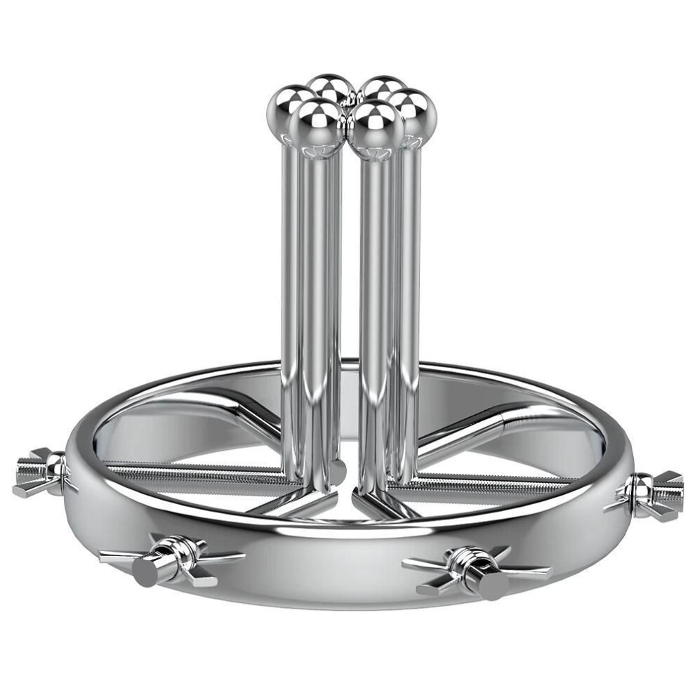 (Anal Dilator) Metal Anal Expander Vaginal Dilator Spreader Huge Speculum Fetish Masturbation Anal Plug Fisting Bdsm Sm Sex Toys For Men Women Couples
