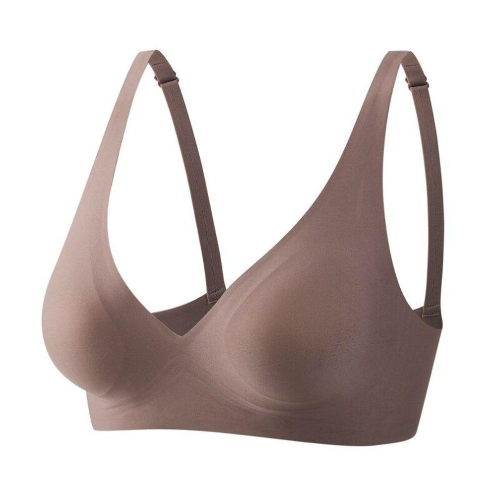 (khaki, L) Sexy Seamless Bra Wire Free Brassieres Soft Intimate Women&apos;s Underwear Female Intimates Womens Lingerie Underwear & Sleepwears