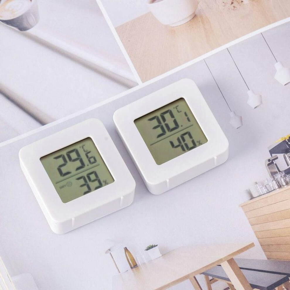 Digital Electronic Thermohygrometer Indoor Mini Thermometer Hygrometer Wet Dry