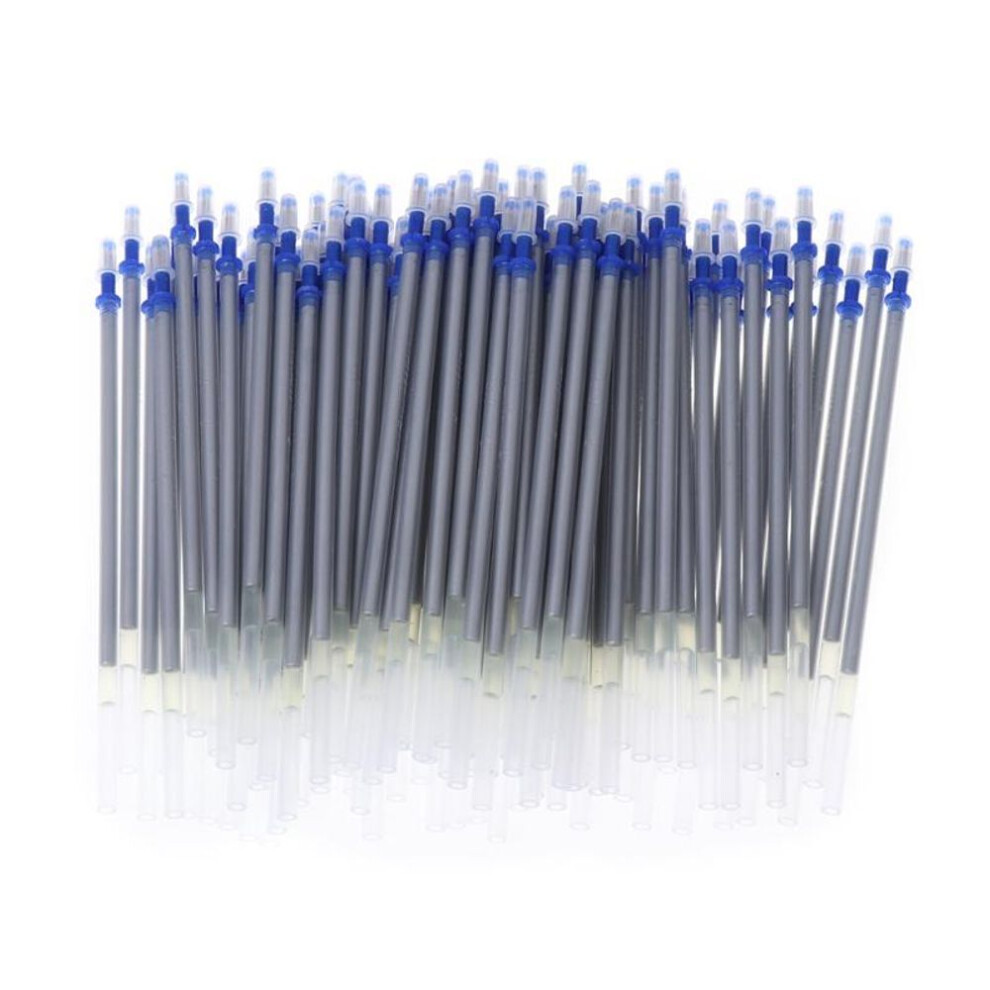 (as the picture, 1) 100pcs Refill Pen Silver Lead Pen Marking Pens For Fabric Leather Shoes