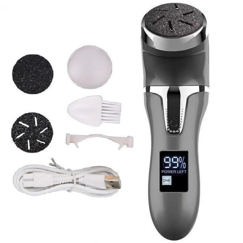 (black, 1set) Pedicure Tools Professional Electric Foot Dead Skin Remover Feet Scrubber Callus Remover For Feet File Exfoliating Heels Grinder