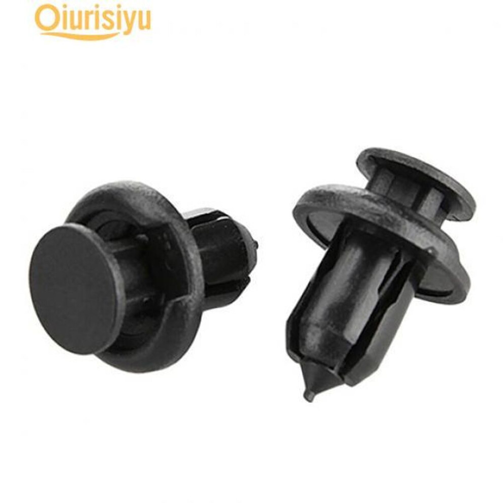50 Pcs Plastic Rivet Fastener Clips Fender Retainer Push Clip 10mm Hole Car Accessory