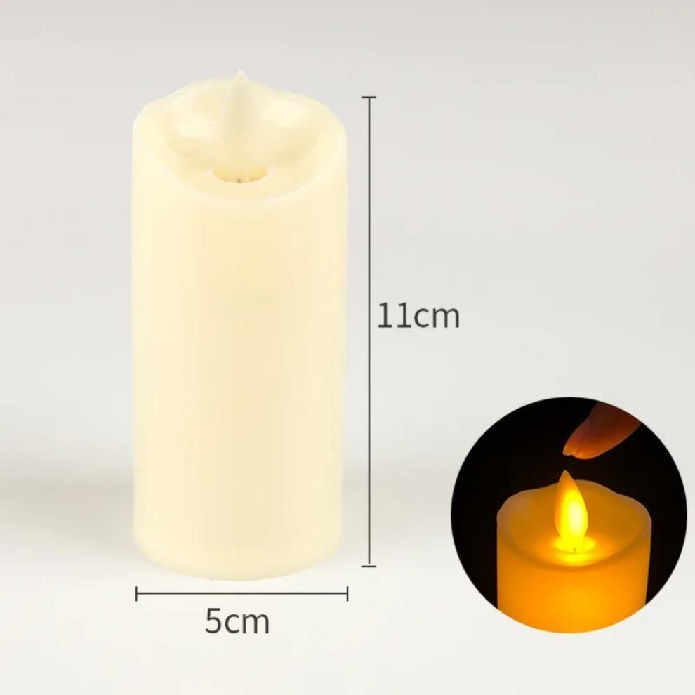(5X11CM) Swing Led Electric Candle Lamp Flameless Candles Battery Powered Candles For Wedding Decor Birthday Party Supplies