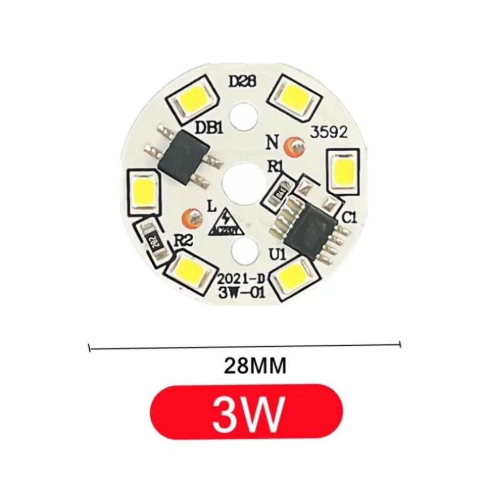 (warm white, 220V 3W) 220V LED Bulb Circular Module for Downlight and Spotlight