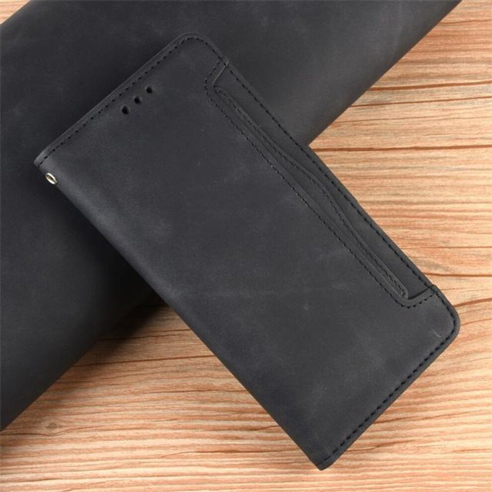(black, For Nokia C22) Premium Leather Flip Phone Cover For Nokia C22 C32 C21 Plus C02 C100 C200 G11 G21 G22 Multi-card Slot Wallet Holder Stand Phone Bag Case