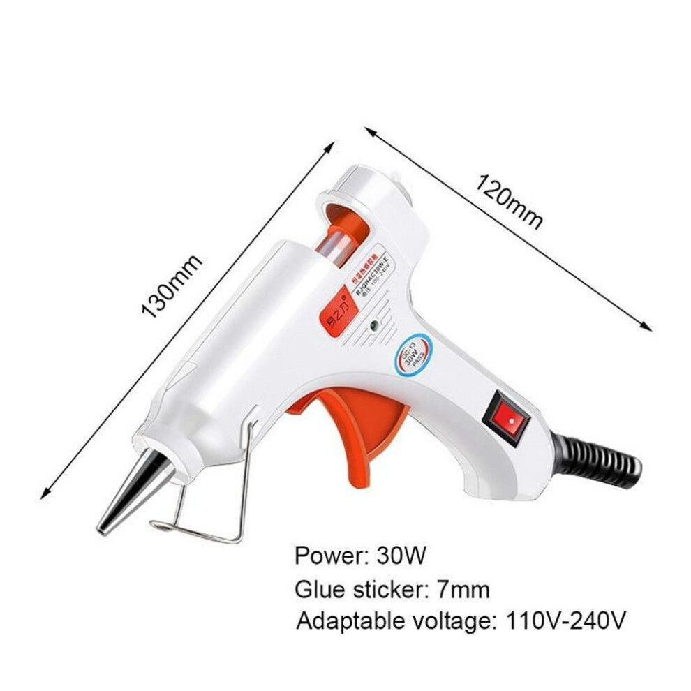 (130*120mm) 30/80W Handmade Heat Melt Glue Tool Heat Glue Tool Kit with Glue Sticks Pneumatic Diy Tools