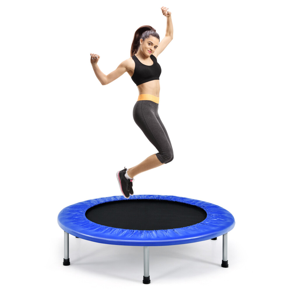 Mini Trampoline Set Foldable Fitness Exercise Bouncer