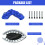 Goplus Mini Trampoline Set Foldable Fitness Exercise Bouncer 8