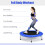 Goplus Mini Trampoline Set Foldable Fitness Exercise Bouncer 3
