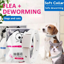 (50cm for dog) Pet Flea Collar with Mosquito Repellent and Deworming