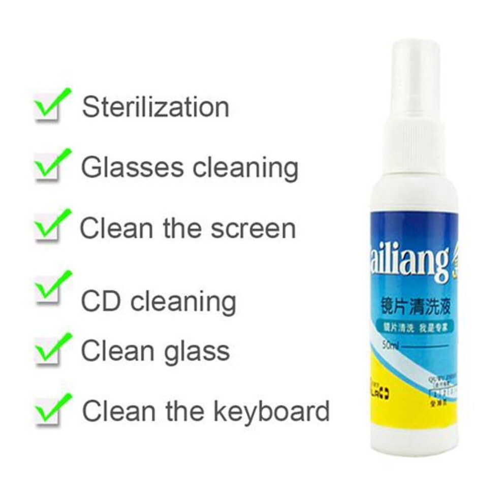 Multifunction Anti-fog Glasses Cleaner Sunglass Eyeglass Cleaning Solution Improve Lens Transparency Cleaning Spray