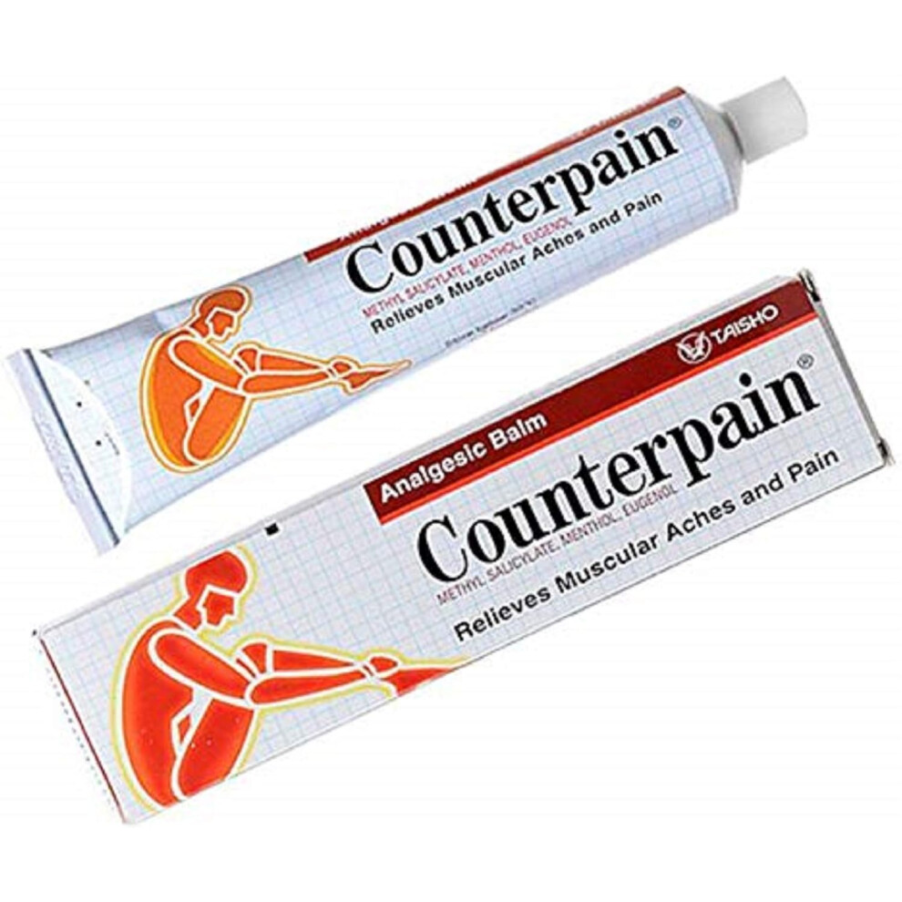 Taisho Analgesic Balm CounterPain Muscle Relief Ointment Tube 120g | Relieves Muscular Aches & Pain