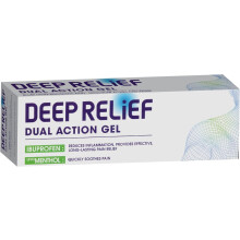 Deep Relief Dual Action Gel 100g | Reduces Inflammation | Long-Lasting Back Pain, Rheumatic Pain & Muscular Aches Relief | Quickly Soothes Pain