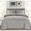 (SILVER, DOUBLE) Stripe Duvet Quilt Cover Set Single Double King 1