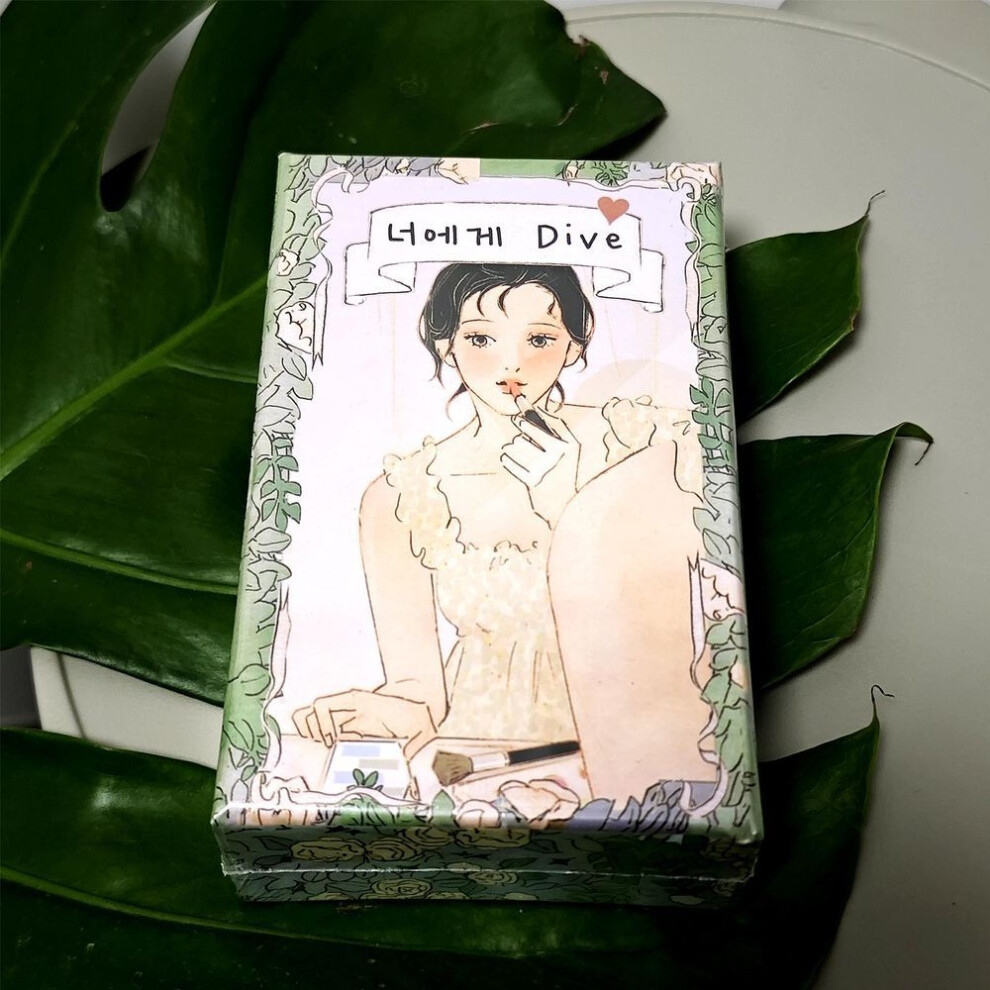 78 Pcs Love Story Tarot Card Deck In Rigid Box Up And Down Gift Box "dive To You" Romantic Korean Cards 12*7cm