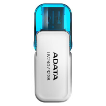 USB-avain - ADATA - UV240 - 32 Gt - USB 2.0 - Kansi - Valkoinen