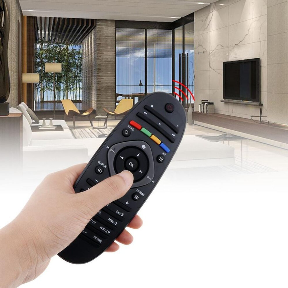 Universal TV Remote Control Replacement Remote Support 2 x AAA Batteries for DVD / AUX / Philips TV