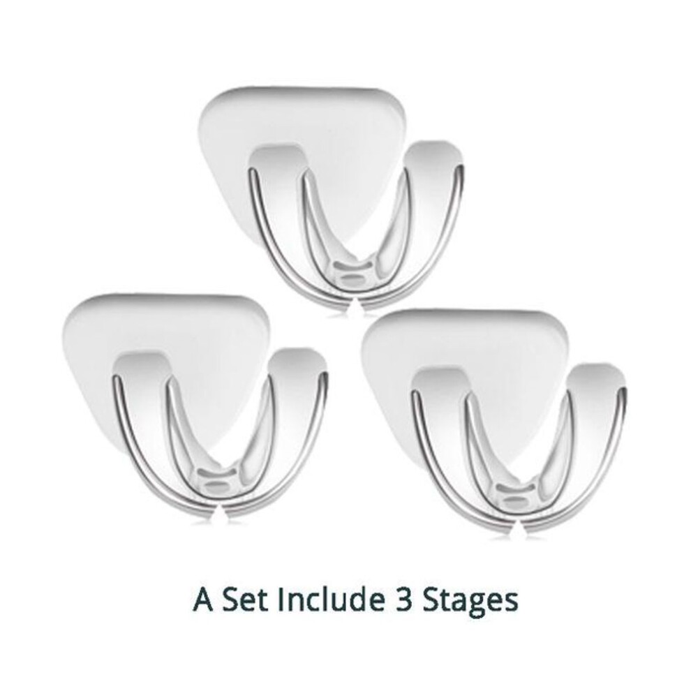(as the picture) Dental Braces Orthodontics Retainer Teeth Whitening Straightening 3 Stages Physical Correction Adult