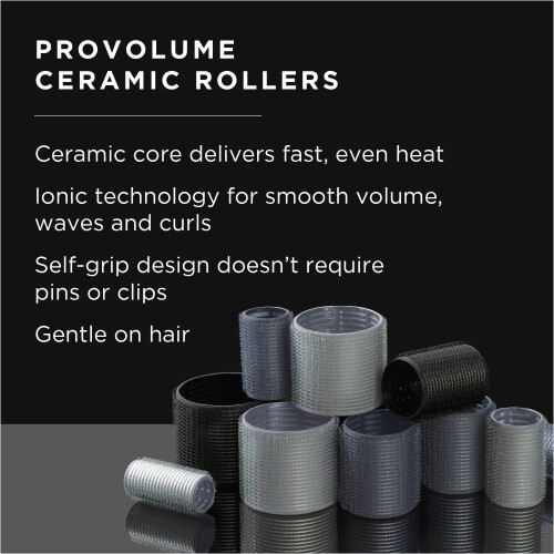 Fromm ProVolume 2 keramische Ionic haarrollers, set van 3 1