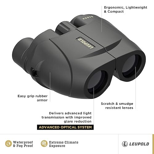 Leupold BX-1 Rogue Binoculars, 8x25mm (59220) 1