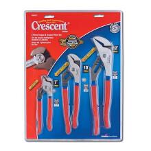 Crescent R200SET3 3-delige Tong en Groef Tangenset 7-Inch, 10-Inch en 12-Inch