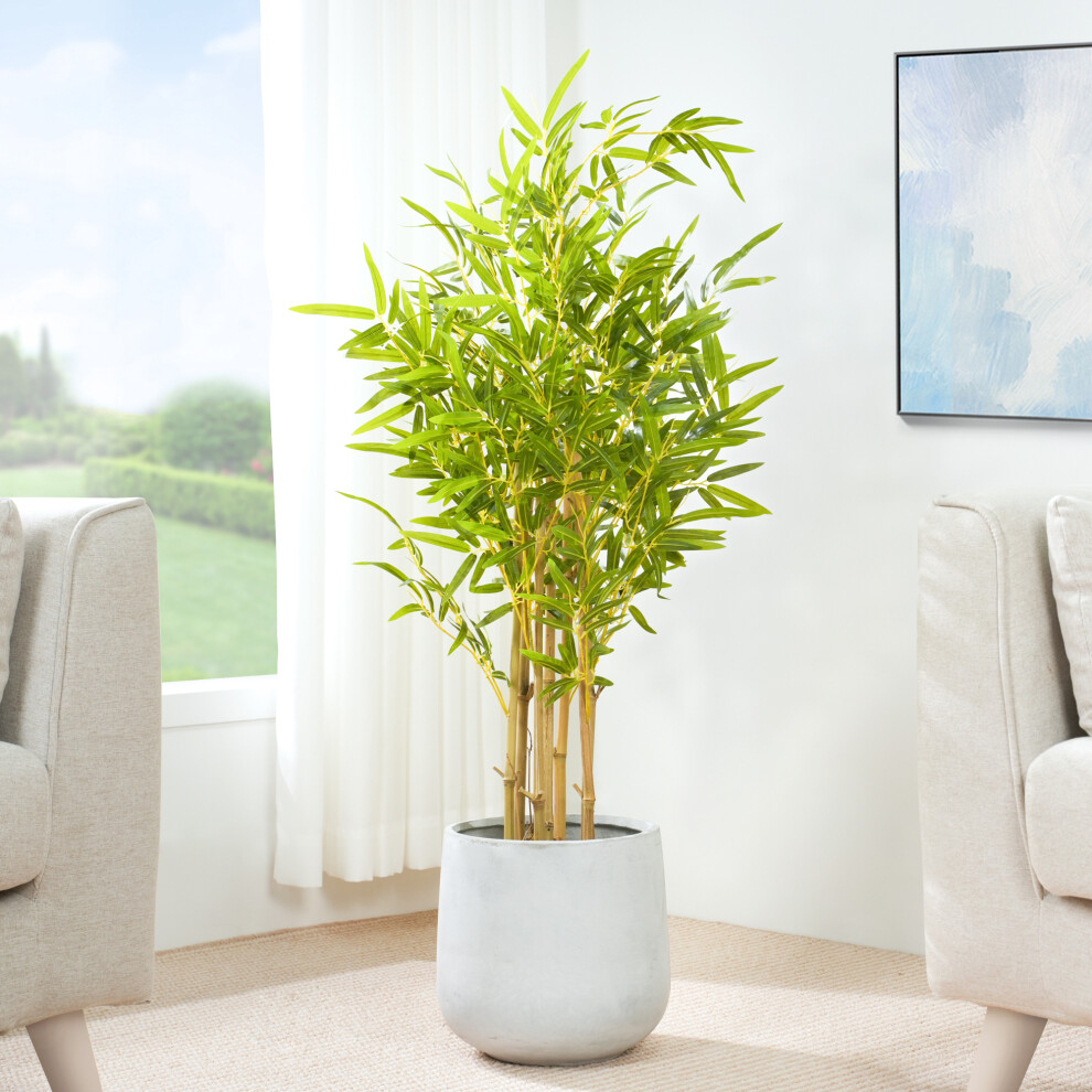 Mcc (110Cm) Artificial Bamboo Tree With Plastic Planter & Moss