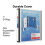 1" STAPLES Better View Binder with D-Rings, White 2