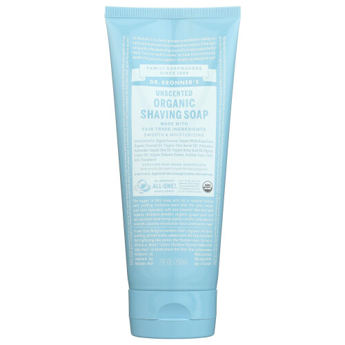 Dr Bronner's Dr. Bronner's Magic Organic Shaving Gel Unscented 7 fl oz