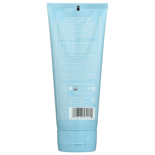 Dr Bronner's Dr. Bronner's Magic Organic Shaving Gel Unscented 7 fl oz 1