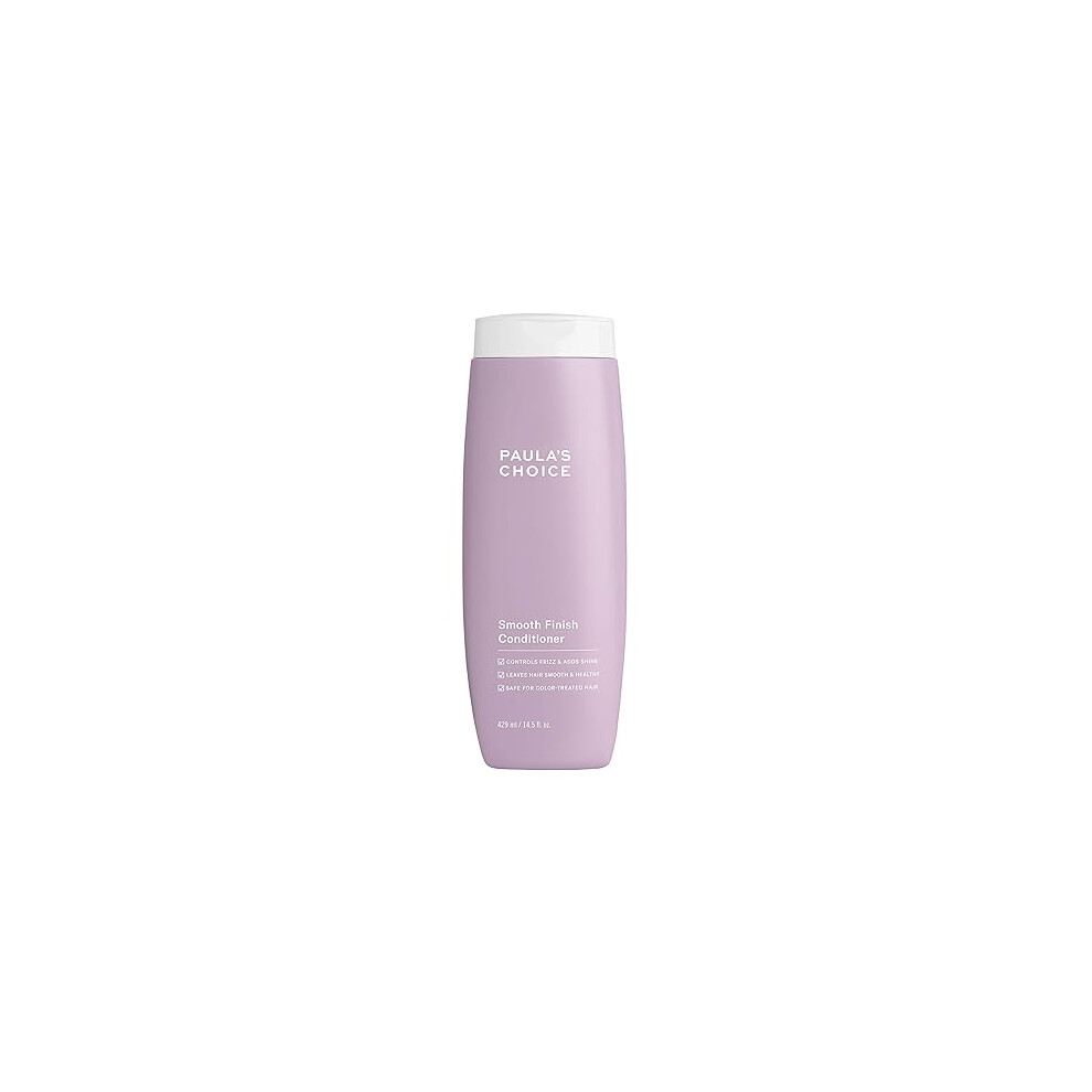 Paula's Choice Smooth Finish Conditioner, Fragrance Free, Safe for Color Treated Hair, 14.5 Ounce